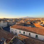 Catania vista sull'etna