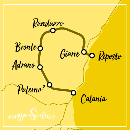 circum-etnea-mappa-viaggio-in-sicilia Elenco delle fermate della ferrovia Circumetnea
