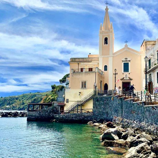 Lipari, scalinata di Marina Corta