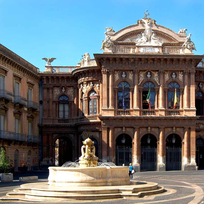 Il teatro Vincenzo Bellini a Catania