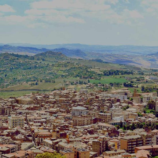 Panoramica su Caltanissetta