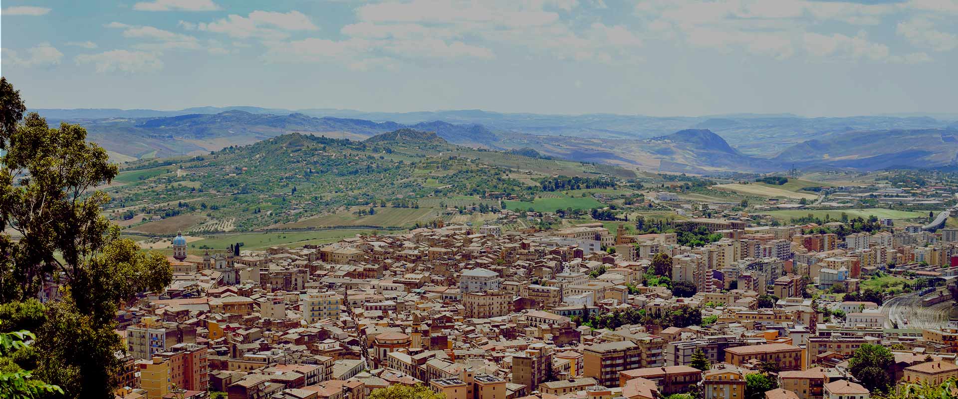 Panoramica su Caltanissetta