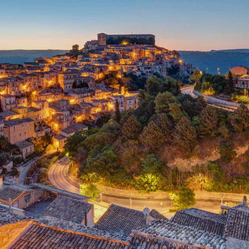 Panoramica su Ragusa Ibla