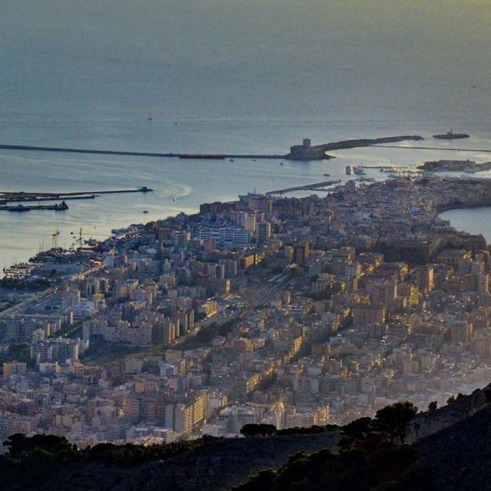 Panoramica su Trapani