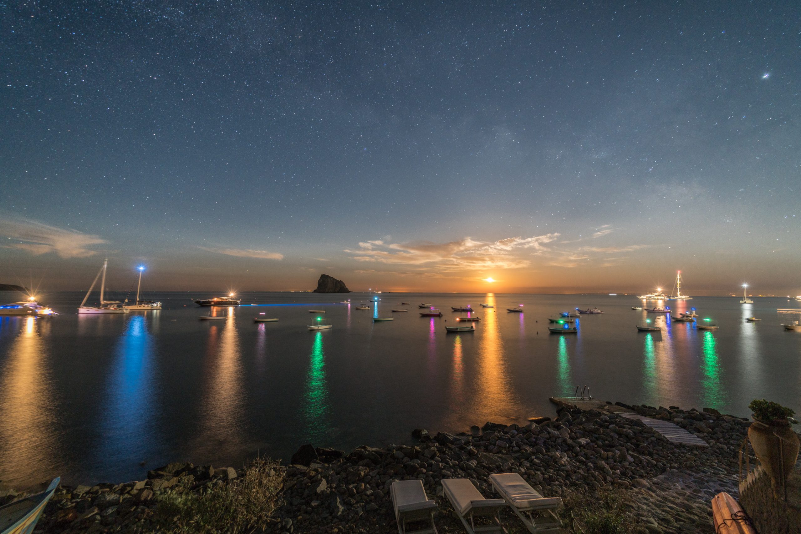 Panarea by night