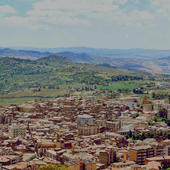Panoramica su Caltanissetta