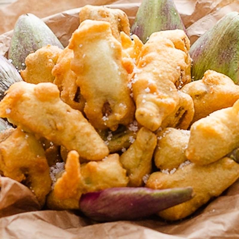 Carciofi in Pastella