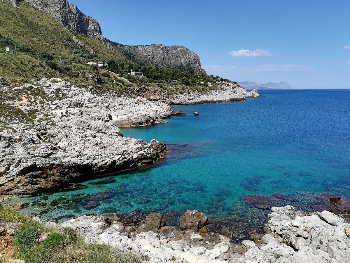 Tre piscine vista dalla costa Est